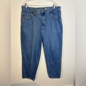 Vintage Levi’s Silver Tab Baggy Fit Size‎ 38X34 Classic Blue Men Jeans Outdoor